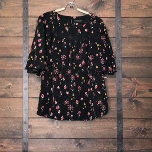 Lane Bryant 20 Flutter Shirt